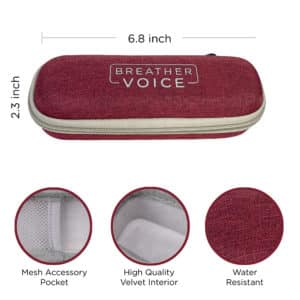 BV 001 Breather Pink Case with Dimension